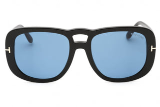 Tom Ford FT1012 Sunglasses shiny black / blue-AmbrogioShoes