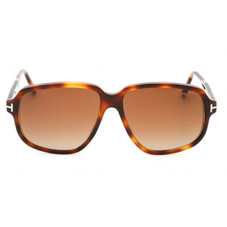 Tom Ford FT1024 Sunglasses Dark Havana / gradient brown-AmbrogioShoes