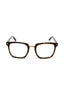 052 - Dark Havana/Rose Gold / Clear/Blue Block Lenses
