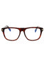 054 - red havana/clear/blue-light block lens