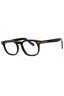 052 - dark havana/Clear/Blue-light block lens