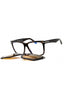 052 - dark havana/clear/blue-light block lens
