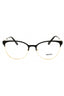 1433 - BLACK/GOLD/Clear demo lens
