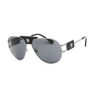 Versace 0VE2252 Sunglasses Gunmetal /Dark Grey-AmbrogioShoes