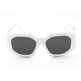 Versace 0VE4424U Sunglasses White / Dark Grey-AmbrogioShoes