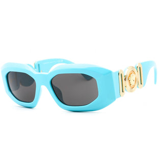 Versace 0VE4425U Sunglasses Azure/Dark Grey Women's-AmbrogioShoes