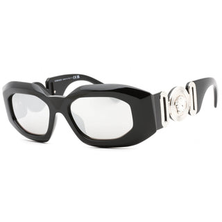 Versace 0VE4425U Sunglasses Black/Grey/Silver Mirror Women's-AmbrogioShoes