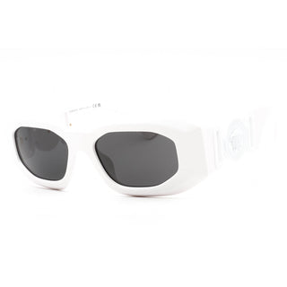 Versace 0VE4425U Sunglasses White/Dark Grey Women's-AmbrogioShoes