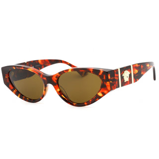 Versace 0VE4454 Sunglasses Havana / Dark Brown-AmbrogioShoes