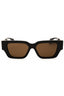 554373 - Transparent Brown / Solid Brown