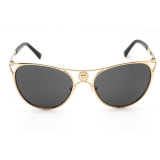 Versace VE2237 Sunglasses Gold/Dark Grey Women's-AmbrogioShoes