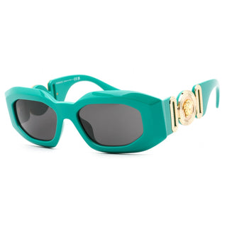 Versace VE4425U Sunglasses Green / Dark Gray Women's-AmbrogioShoes
