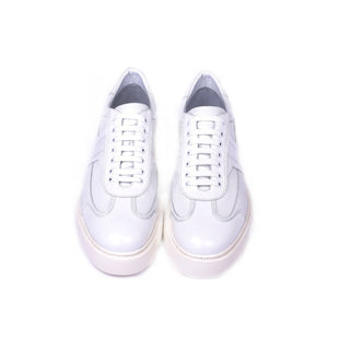 Corrente C0013014-5769 Men's Shoes White Combination Calf-Skin Leather Casual Sneakers (CRT1470)-AmbrogioShoes