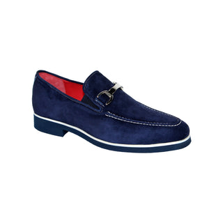 Emilio Franco Nino II Men's Shoes Navy Loafers (EF1180)-AmbrogioShoes