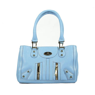 Lowe Valentini Blue Women Italian Deer-Skin Leather Handbag (LV2618)-AmbrogioShoes