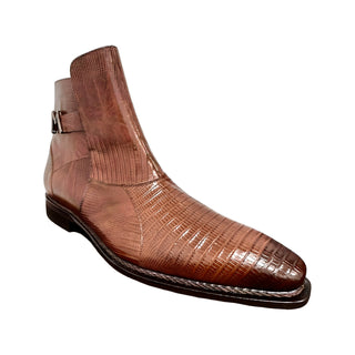 Mezlan Peninsula 4963-L Men's Shoes Tan Exotic Lizard-Skin Ankle Boots (MZS3688)-AmbrogioShoes