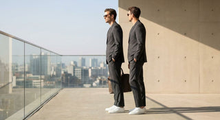 How to pair designer sneakers with tailored suits
