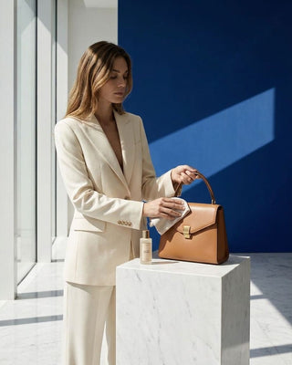 How to clean and condition a designer leather handbag