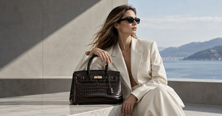 How much does a genuine crocodile handbag cost?