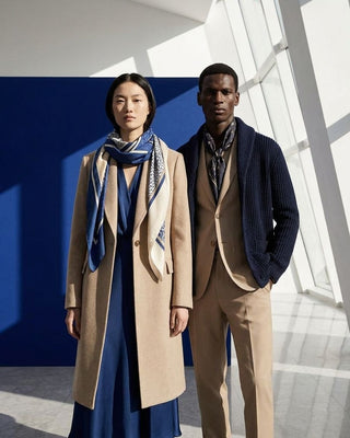 How to layer designer scarves and shawls for winter
