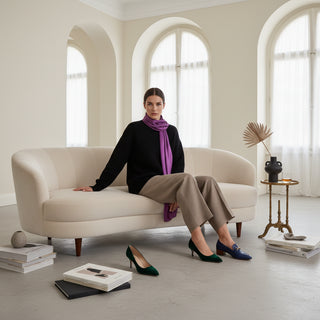 How to Match Luxury Shoes Outfit: The Art of Matching Absolutely Nothing — editorial photograph | Dellamoda