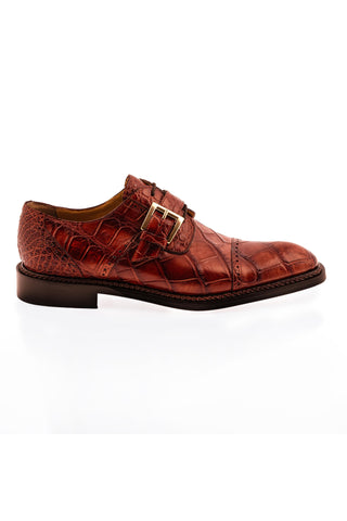 1087/4 Alligator Monk-Strap-Dellamoda