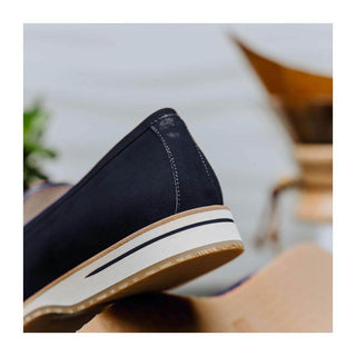 Zelli Italia Meo 3 Men's Shoes Navy Genuine Suede Goat Skin Penny Loafer (ZEL1002)