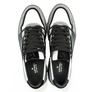 Artioli Drazen Men's Luxury Italian Shoes Suede / Calf-Skin Leather / Deer Skin Casual Sneaker (ART1120)