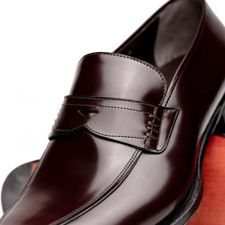 Caporicci 1205 Calfskin Penny Loafer Brown sole