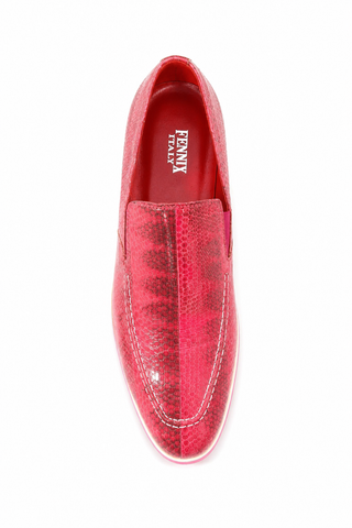 Fennix Daniel Genuine Eel-Skin Slip-on Loafers (FXS2600)