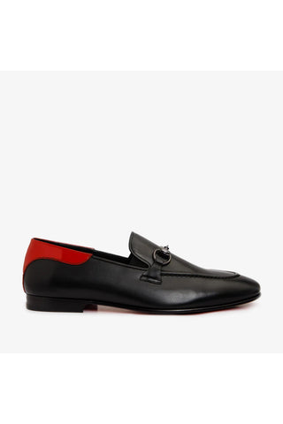 Vinci Maratea Leather Horse-Bit Loafer
