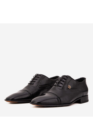 Vinci Rockwell Leather Oxford - Black
