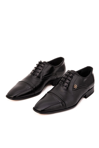 Vinci Rockwell Leather Oxford - Black