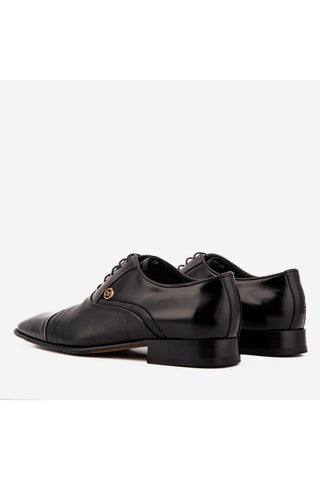 Vinci Rockwell Leather Oxford - Black