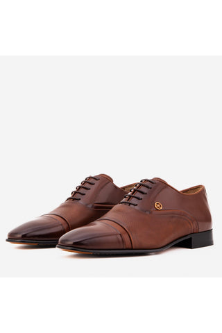 Vinci Rockwell Leather Oxford - Tan