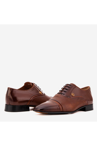 Vinci Rockwell Leather Oxford - Tan