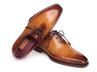 Paul Parkman tan burnished wholecut Oxford - view 2