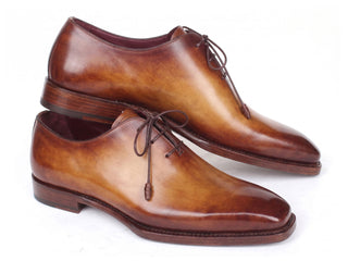 Paul Parkman tan burnished wholecut Oxford - view 4