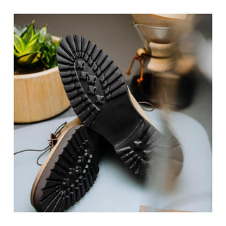 Zelli Italia Campo Men's Shoes Oak Wax Finish Goat-Skin Suede Derby (ZEL1041)