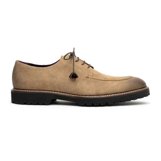 Zelli Italia Campo Men's Shoes Oak Wax Finish Goat-Skin Suede Derby (ZEL1041)