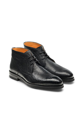 Magnanni Tacna 24716 Black Peccary Leather Chukka Boots (MAGS1106)
