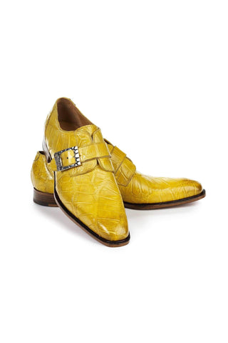 Mauri 4853/2 Steam Boat Alligator Skin Monk-Strap Loafer (MA5002)