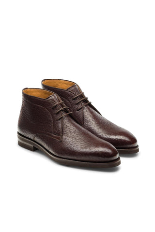 Magnanni Tacna 24716 Brown Peccary Leather Chukka Boots (MAGS1107)