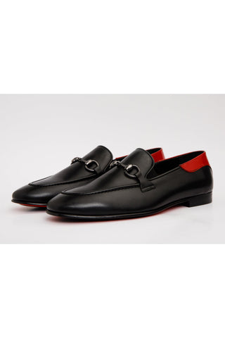 Vinci Maratea Leather Horse-Bit Loafer