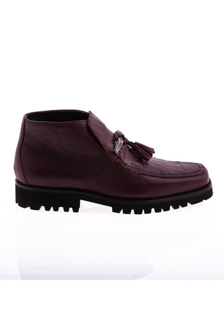 3045/5 Leather & Crocodile Boot-Dellamoda