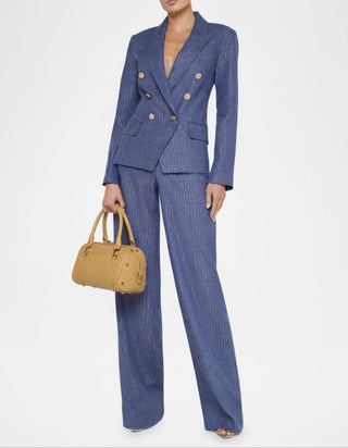 Lowe Valentini Beige Deer Skin Leather Handbag Satchel (LV2517)