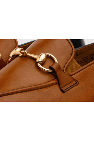 Vinci Maratea Leather Horse-Bit Loafer - Brown & Black
