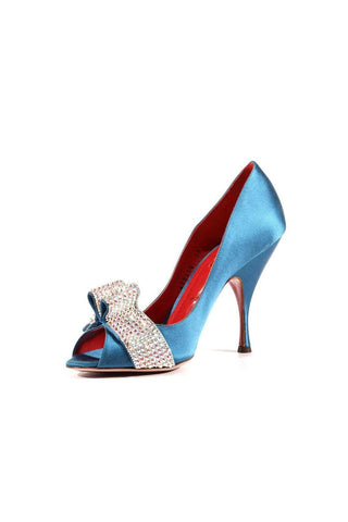 Cesare Paciotti Satin with Crystals Pumps (CPWCRY433)
