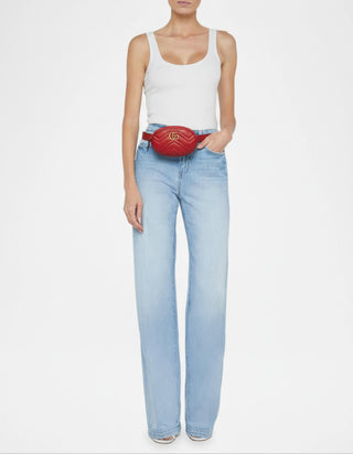 Gucci 476434 DSVRT 6433 Marmont 2.0 Women's Red Matelasse Leather Belt Bag (GG2072)