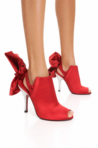 Cesare Paciotti Satin / Leather Crystalized Peep-Toe Sandals (CPWCRY310)